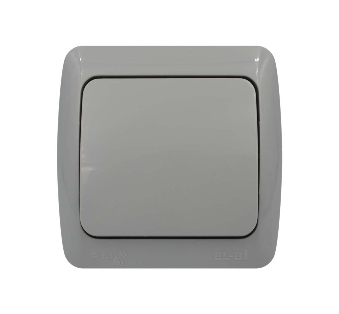 Вимикач EVA сірий 1кл IP54 ( 554-011500-200 )