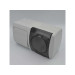 Вимикач EVA сірий 1кл + Розетка з заземленням з кришкою IP54 ( 554-011500-920 )