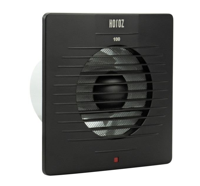 Вентилятор 12W (10 см) чорний