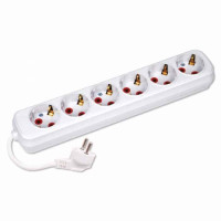 Подовжувач 6 гнізда 3 М з заземленням HOROZ ELECTRIC 200-603-601