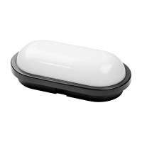 Світлодіодний світильник вологозахищений AYDOS-15 15W IP65 6400К чорний HOROZ ELECTRIC 400-012-125