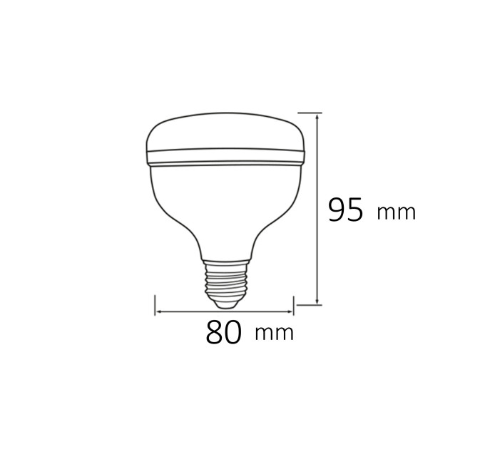 Світлодіодна лампа CRYSTAL-20 20W E27 6400K HOROZ ELECTRIC 001-016-1020-010