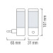 Нічник led DORA синій HOROZ ELECTRIC 085-001-0001-014