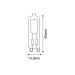 Світлодіодна лампа EXA-6 6W G9 6400К HOROZ ELECTRIC 001-047-0006-010