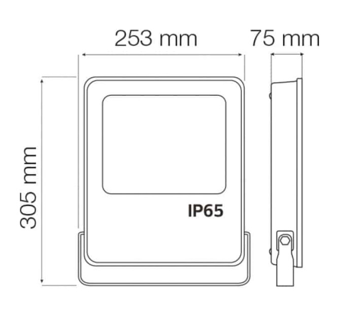 Прожектор світлодіодний LEOPAR-100 100W 6400К HOROZ ELECTRIC 068-006-0100-010
