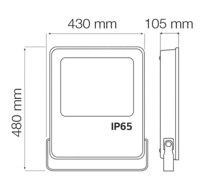 Прожектор світлодіодний LEOPAR-400 400W 6400К HOROZ ELECTRIC 068-006-0400-010