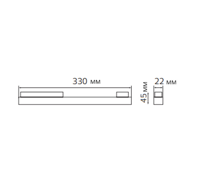 Світлодіодний світильник трековий лінійний MAGNET-LL3 18W чорний HOROZ ELECTRIC 129-002-0018-020