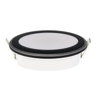 Світлодіодний світильник вбудований LED PARKER-12 12W 4200K чорний HOROZ ELECTRIC 016-071-0012-020