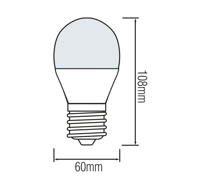 Cвітлодіодна лампа PREMIER-8 8W E27 6400К HOROZ ELECTRIC 001-006-0008-013