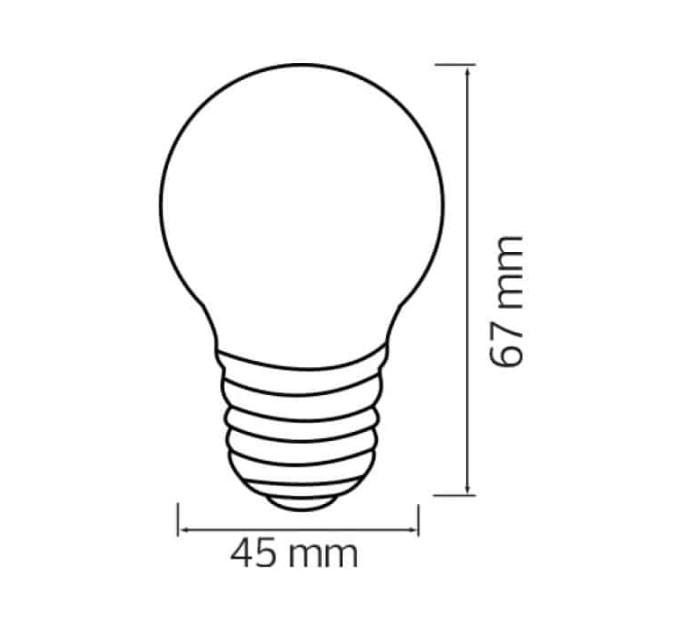 Світлодіодна лампа RAINBOW 1W E27 HOROZ ELECTRIC 001-017-0001-050