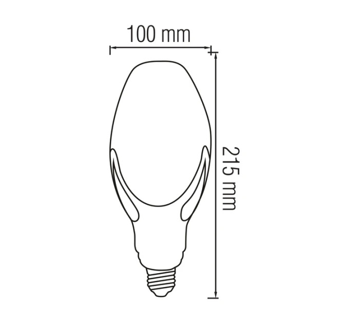 Світлодіодна лампа промислова SPACE-40 HOROZ ELECTRIC 001-057-0040-010