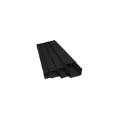 Короб пластиковий СКІМ 40x40x2000 чорний ( С2310130 )