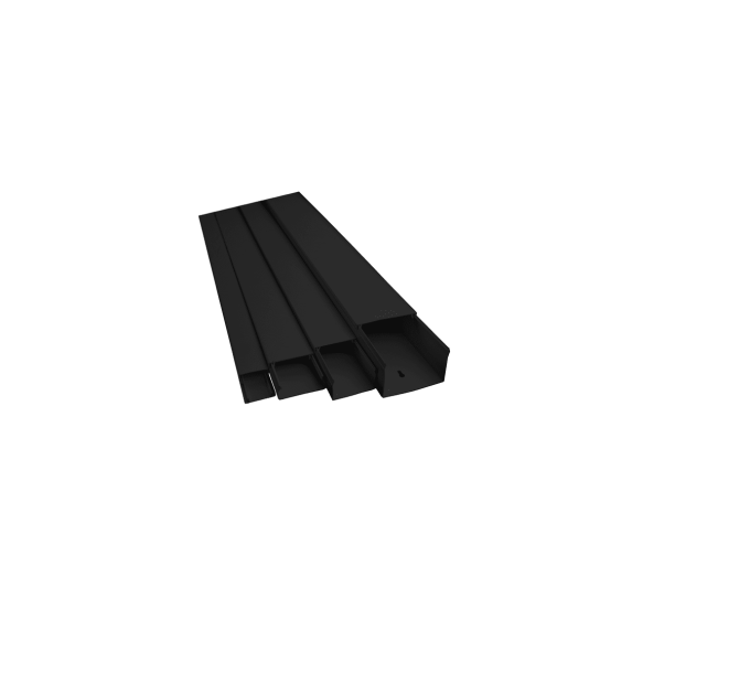 Короб пластиковий СКІМ 40x40x2000 чорний ( С2310130 )