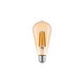 Лампа LED FILAMENT ST64 12W E27 2200К (бронза) VIOLUX ( 836034 )