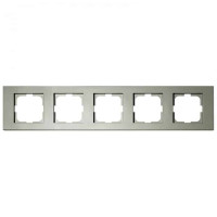 Рамка 5-на GRANO антрацит OVIVO 400-130000-250