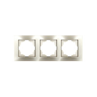 Рамка ELBI VEGA Silverline титан 3-на (510-011400-227)