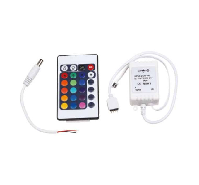 Контролер RGB для стрічки LED 72W 12V IP20 2A HOROZ ELECTRIC 100-001-0072-010