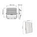 Прожектор світлодіодний з сонячною панеллю TIGER PRO-300 300W 6400K HOROZ ELECTRIC 068-012-1300-010
