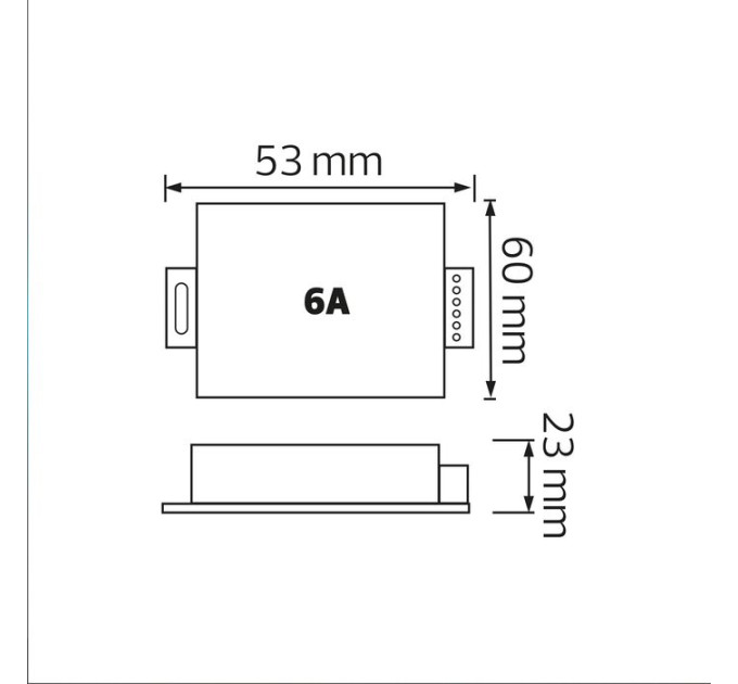 Контролер RGB для стрічки LED 216-432W 12V-24V IP20 6A HOROZ ELECTRIC 100-002-0432-010