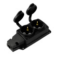 Колодка 2 гнізда з кришкою HOROZ ELECTRIC 220-000-201