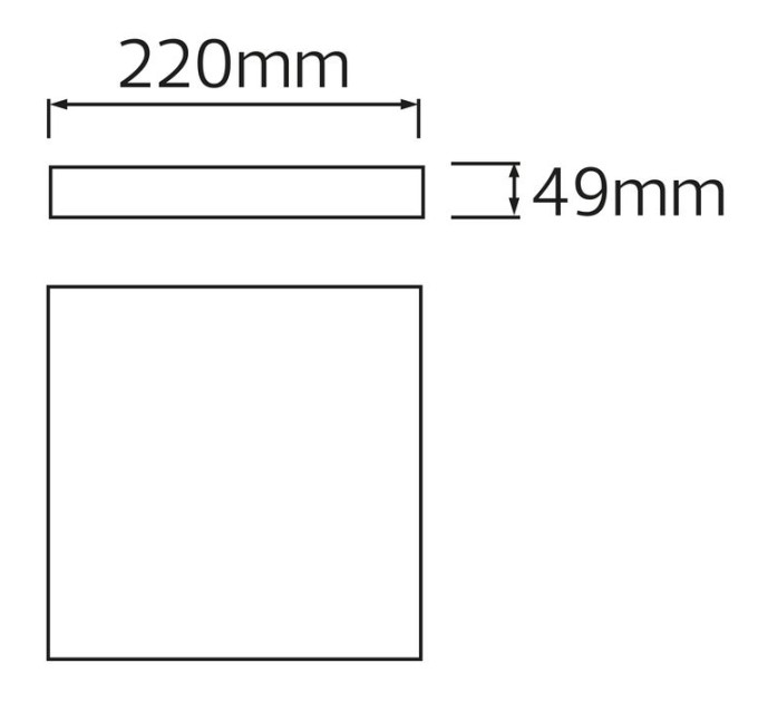 Світлодіодний світильник ANDREA/S-15 15W 6400К білий HOROZ ELECTRIC 016-067-0015-010