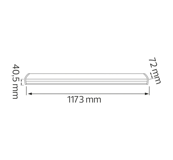 Світлодіодний світильник HAVZA-60 60W 6400K HOROZ ELECTRIC 052-008-0120-020