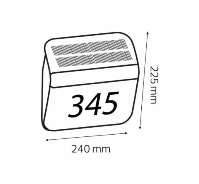 Світлодіодний світильник фасадний OMNIA HOROZ ELECTRIC 078-013-0003-020