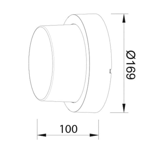 Світильник садово-парковий SUGA-12/RO 12W 4200 K HOROZ ELECTRIC 076-021-0012-010