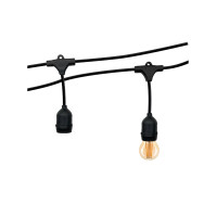 Гірлянда TWIST патрон 20хЕ27 10м IP65 чорний VIOLUX ( 950009 )
