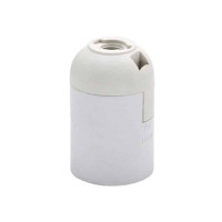 Патрон пластиковий Е27 білий HOROZ ELECTRIC 094-002-0002-010