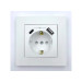 Розетка EL-BI VEGA білий мат 1-на з заземленням + 2USB (Type C+A) ( 510-016200-334 )