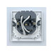Розетка EL-BI VEGA білий мат 1-на з заземленням + 2USB (Type C+A) ( 510-016200-334 )
