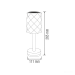 Світильник настільний LED WANDA-3CCT 1W HOROZ ELECTRIC 050-005-0001-010