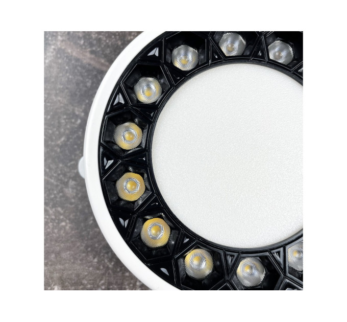Світильник LED даунлайт Violux ADAMANT 18W 4200K круг IP20 чорний ( 100170 )