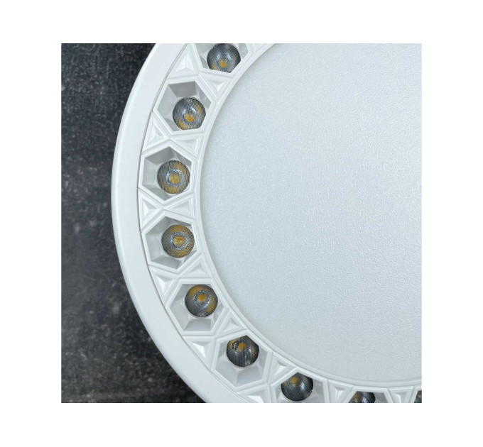 Світильник LED даунлайт Violux ADAMANT 24W 4200K круг IP20 білий ( 100180 )
