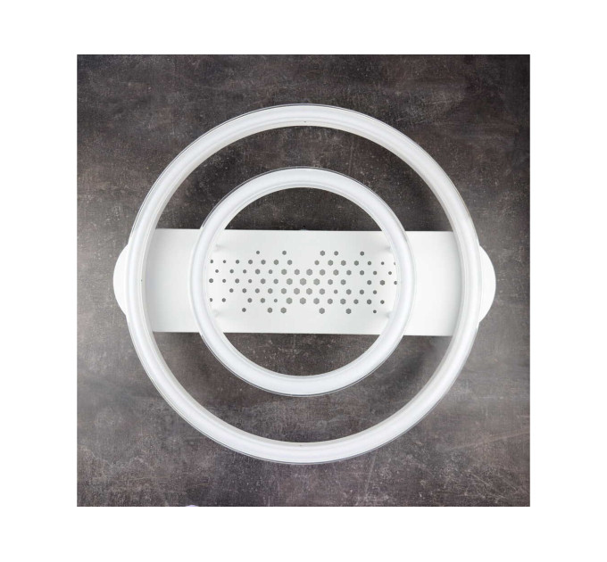 Світильник LED smart KENZO-R+пульт 85W 3000-5000K IP20 круг білий Violux ( 220655 )