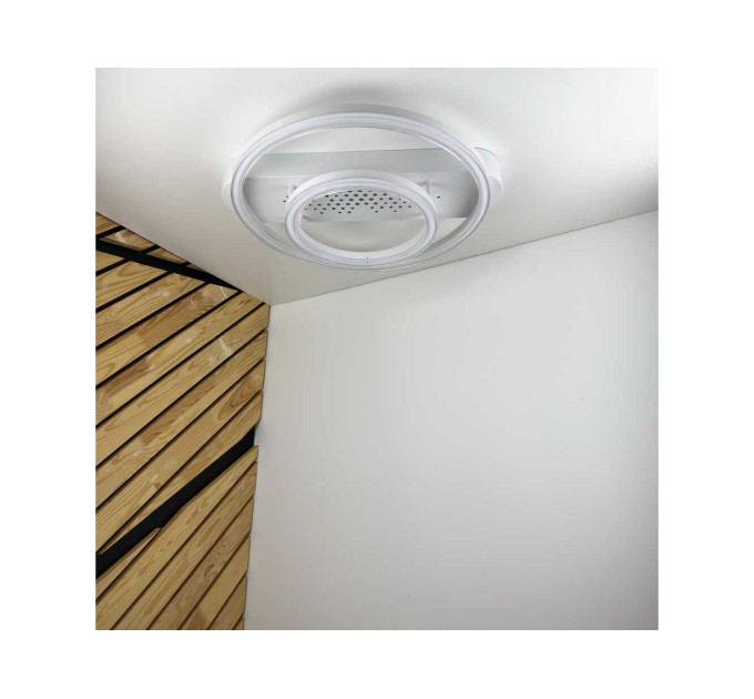 Світильник LED smart KENZO-R+пульт 85W 3000-5000K IP20 круг білий Violux ( 220655 )