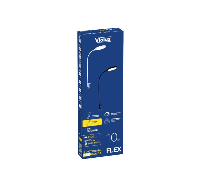Світильник настільний LED FLEX 10W 3000-6500К білий Violux ( 541001 )