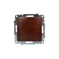 Вимикач ELBI ZENA Woodline червоне дерево 1кл без рамки ( 609-012900-200 )